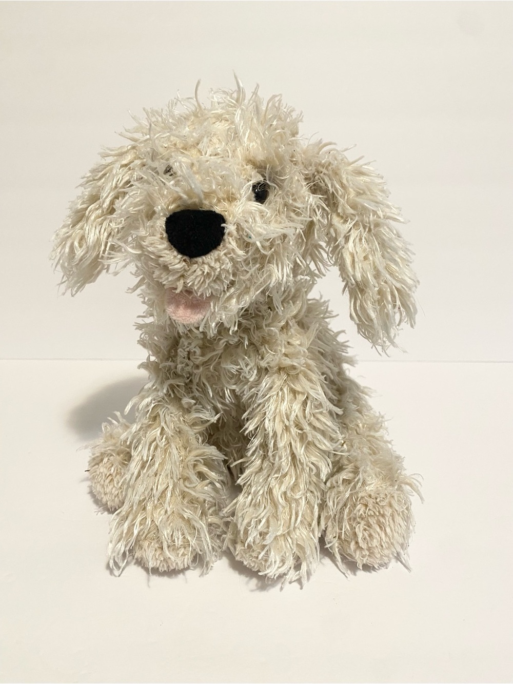 Gund Karina White Labradoodle Plush Dog Designer Pups Stuffed Animal Toy 10”